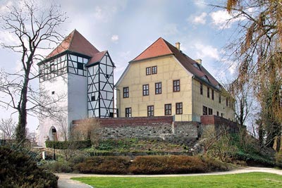 Bad Düben, Burg Düben, Torhaus, Haupthaus